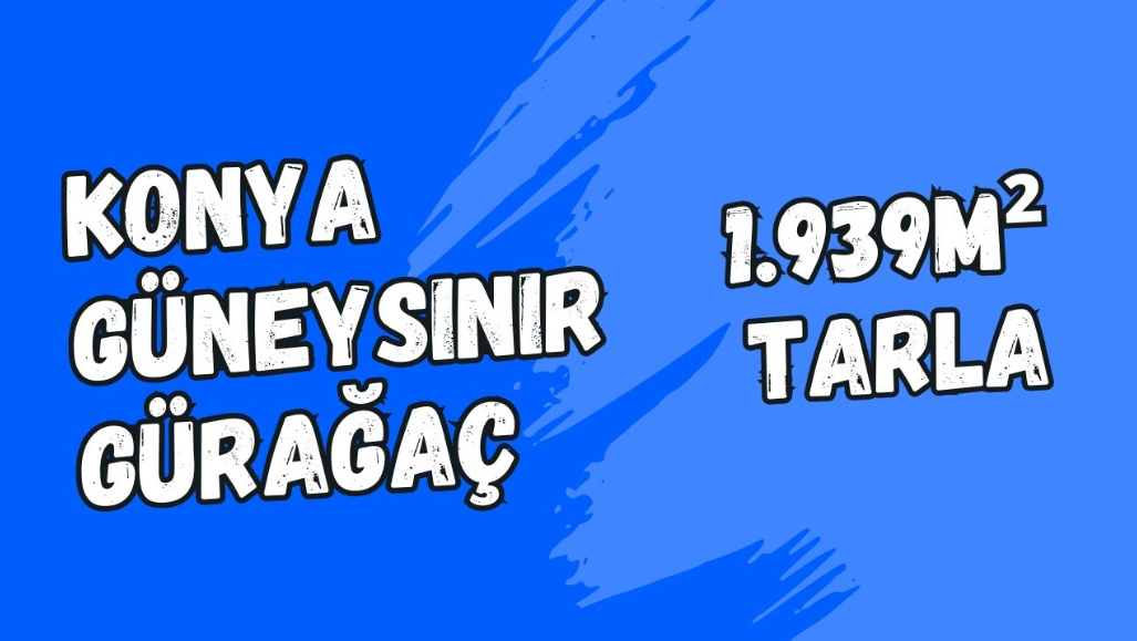 KONYA GÜNEYSINIR GÜRAĞAÇ KÖYÜ 1.939M² TARLAMIZ SATILIKTIR. - KONYA GÜNEYSINIR fotoğraf 9